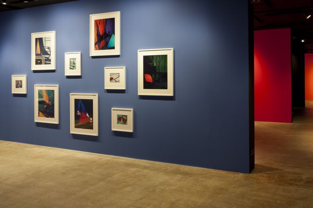View of the exhibition Barbara Kasten in the Sammlung Goetz Base 103