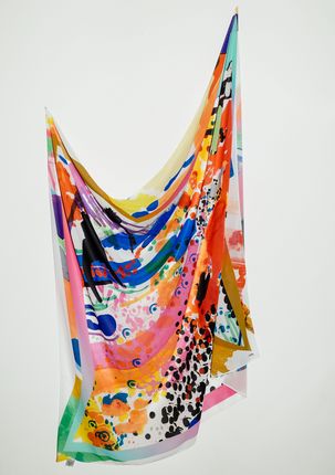 Colorful patterned rectangular cloth