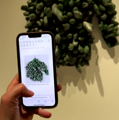 Link to the works in the exhibition "Pipilotti Rist and Yayoi Kusama"