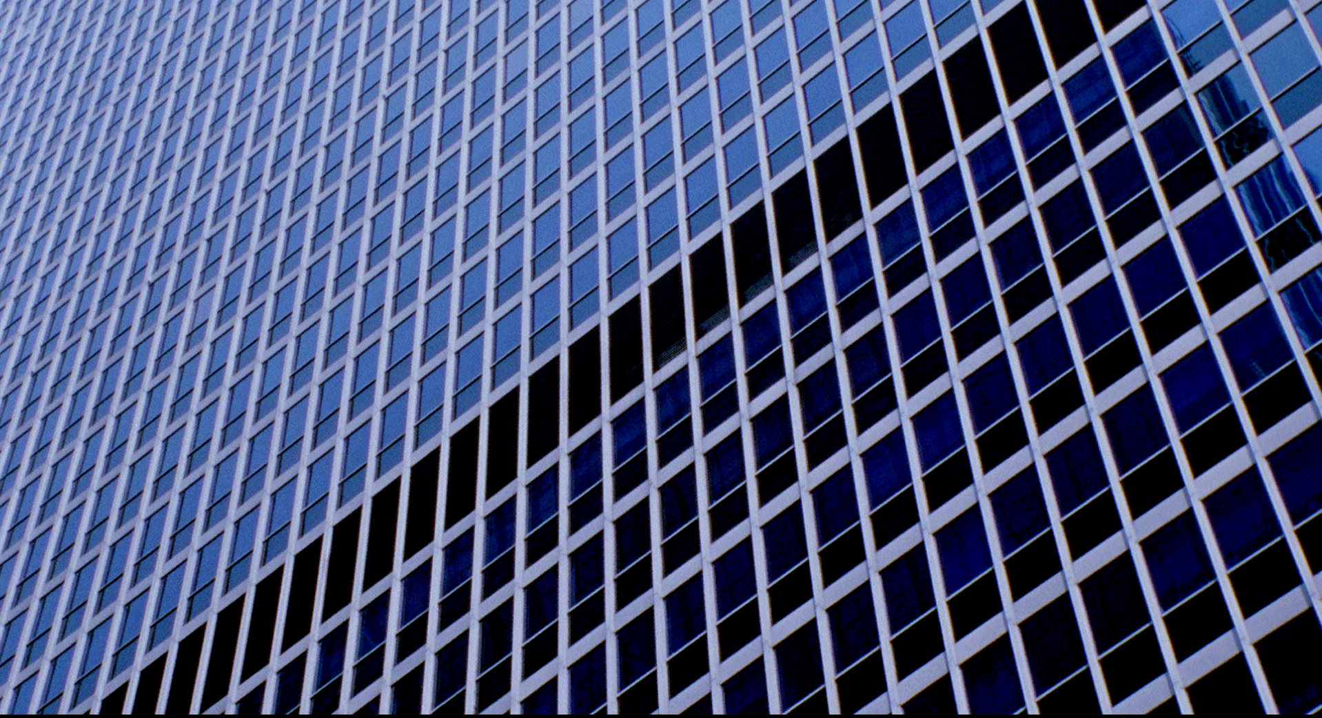 Video still, window front of a high-rise building